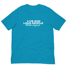 Load image into Gallery viewer, "Love God" Unisex T-Shirt - White Logo
