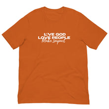 Load image into Gallery viewer, "Love God" Unisex T-Shirt - White Logo