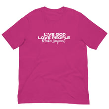Load image into Gallery viewer, "Love God" Unisex T-Shirt - White Logo