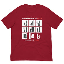 Load image into Gallery viewer, LCCM "Didn't Come To Stay" Unisex T-Shirt - Black Logo