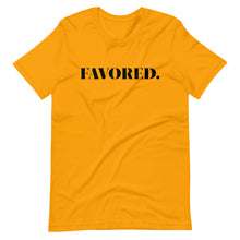 Load image into Gallery viewer, "Favored" Unisex T-Shirt - Black Logo