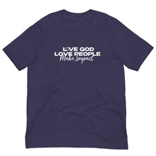 Load image into Gallery viewer, "Love God" Unisex T-Shirt - White Logo