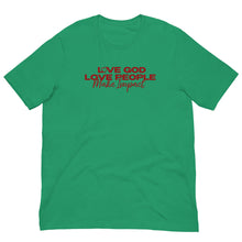 Load image into Gallery viewer, "Love God" Unisex T-Shirt - Red Logo
