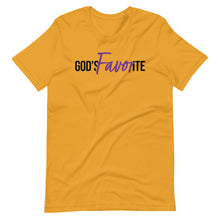 Load image into Gallery viewer, "God's Favorite" Unisex T-shirt - Black Logo