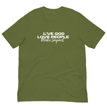 Load image into Gallery viewer, "Love God" Unisex T-Shirt - White Logo