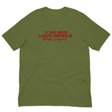 Load image into Gallery viewer, "Love God" Unisex T-Shirt - Red Logo