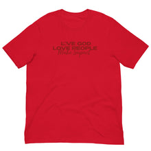 Load image into Gallery viewer, "Love God" Unisex T-Shirt - Red Logo