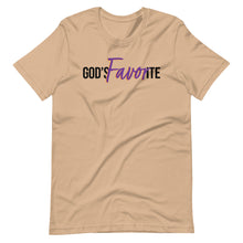 Load image into Gallery viewer, "God's Favorite" Unisex T-shirt - Black Logo