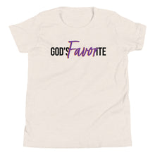 Load image into Gallery viewer, &quot;God&#39;s Favorite&quot; Youth T-Shirt - Black Logo
