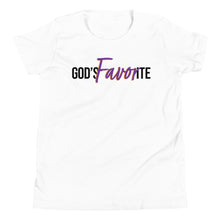 Load image into Gallery viewer, &quot;God&#39;s Favorite&quot; Youth T-Shirt - Black Logo
